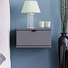 Тумба приліжкова навісна "Токіо", Т-101 Антрацит (30/20/30)