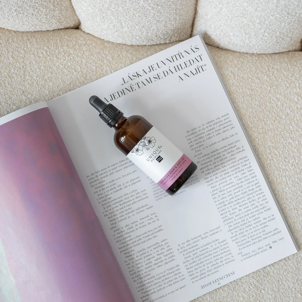 Сироватка для волосся "Антивієвий ефект" UNIQUE (Данія) 100 мл, фото 1