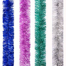 Мішура новорічна Yes! Fun Іній галогенна мікс діаметр 5 см,2 м (980068)