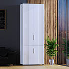 Шафа для одягу  "Саванна", К-824 -1  Біла матова (80/230/52)