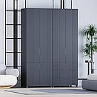 Шафа гардероб ,, Саванна" №21, К-824, К -823, Антрацит / Графіт (160/230/52), МДФ