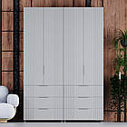 Шафа гардероб ,, Саванна" №22, К-823, К-823, Кашемір матовий (160/230/52), МДФ, DIPortes