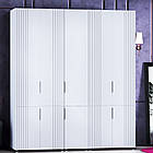 Шафа гардероб ,, Саванна" №23, К-824, К-825-СR, К-824, Білий (200/230/52), МДФ, DIPortes