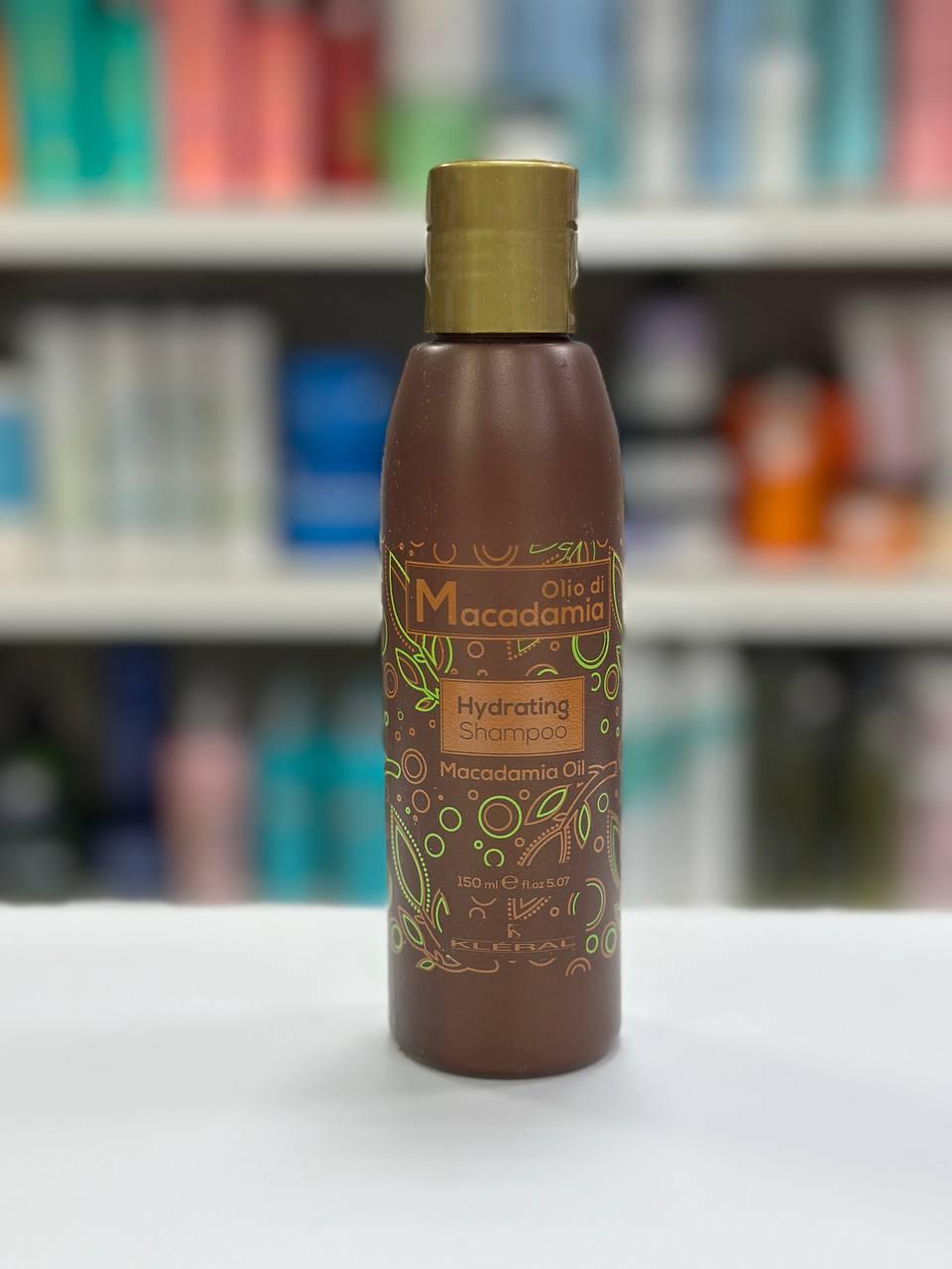 Зволожувальний шампунь для волосся з олією макадамії Kleral System Olio Di Macadamia Hydrating Shampoo 150мл