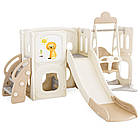 Дитячий ігровий комплекс Mealux Castle White / Brown (арт. KD-B014 White / Brown)