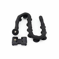 Гнучкий тримач для телефону з універсальними присосками Cute Worm Lazy Holder. Колір: чорний RW-75