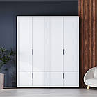 Шафа для одягу "Каліфорнія" CL-602_CL-602 Білий (200/230/52), МДФ