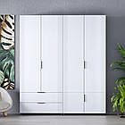 Шафа для одягу "Каліфорнія" CL-601_CL-602 Білий (200/230/52) , МДФ