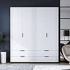 Шафа для одягу "Каліфорнія" CL-601_CL-601, Білий (200/230/52) , МДФ
