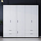 Шафа для одягу "Каліфорнія" CL-601_CL-604_CL-601, Білий (250/230/52) , МДФ