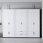 Шафа для одягу "Каліфорнія" CL-602_CL-601_CL-602, Білий (300/230/52) , МДФ