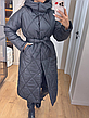 Пальто жіноче зимове стьобане 7886 | розміри s, m, l, фото 6