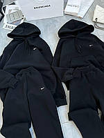 Жіночий трендовий костюм двійка трьохнитка на флісі + манжети рібана