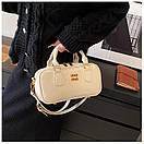 Жіноча сумка Miu Miu біла через плече, фото 4