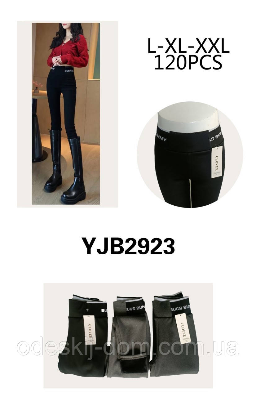 Жіночі молодіжні модні лосини на хутрі тм CLOVER, фото 1