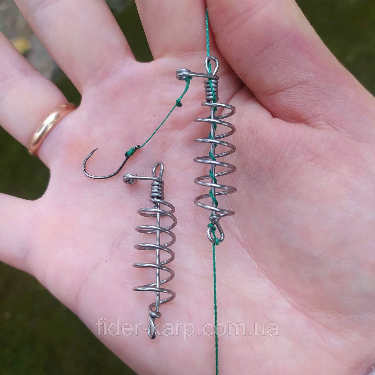 🇺🇦 Рыболовная кормушка "КОРМАЧОК с отводом" (нержавейка 70х14мм) 🇺🇦, фото 1