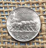 50 чентезимо 1920 року. Iталiя