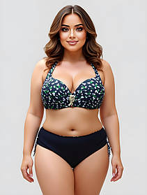 Жіночий купальник Sisianna 55920 зелений 50 52 54 56 58 розмір