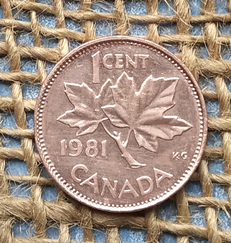 1 цент 1981 року. Канада, фото 1