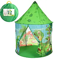 Дитячий намет MR 0710 з динозаврами розміри 130х97х97 см