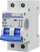 Автоматичний вимикач УКРЕМ ВА-2017/С 2р 1А АСКО