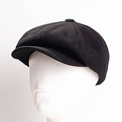 Кепі босячка тепла KENT&AVER, кашемір чорний 57-58