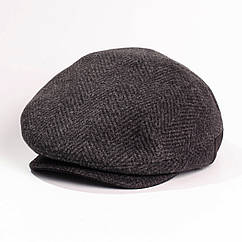 Кепі реглан тепла KENT&AVER, кашемір ялинка темно-сірий 57-58