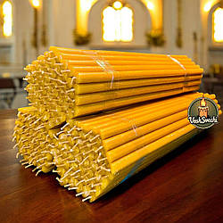 Свічка церковна №10 3 упаковки (1 упаковка 52 штуки) час горіння 6 годин і 20 хв
