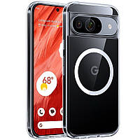 Протиударний чохол Wlons для Google Pixel 9 прозорий MagSafe