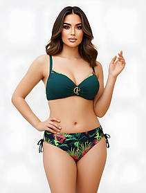 Купальник поділений Z.Five 068-2 зелений 48 50 52 54 56 розмір