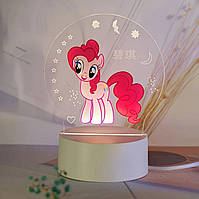 Нічник My Little Pony — LED-лампа для дітей, нічне світло Поні Пінкі Пай