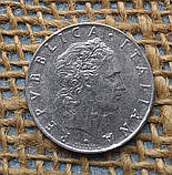 50 лiр 1965 року. Iталiя, фото 2