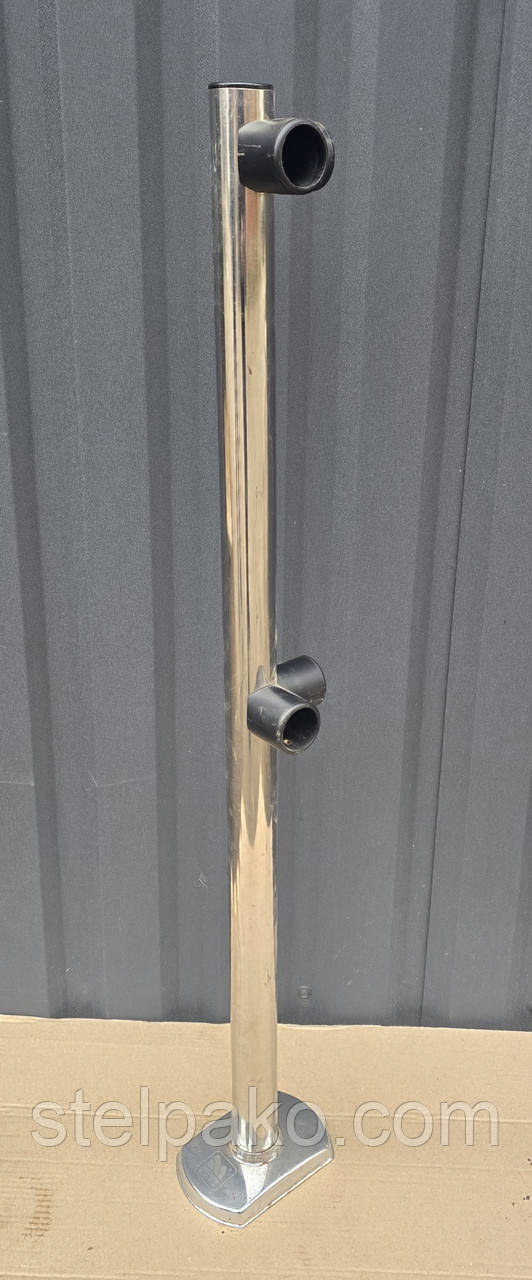 Турнікет, стовп кутовий 90° Modern Expo, висота 105 см., тримач труби 40 мм., Б/у, фото 1