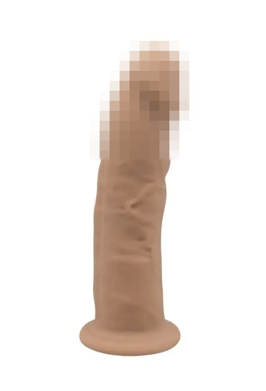 Фалоїмітатор Silexd Robby Premium Silicone Dildo MODEL 2 size 6" Caramel, 15х3,5 см., фото 1