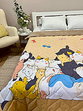 Плед новорічний на еко овчині Півтораспальний, фото 2