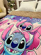 Плед новорічний на еко овчині Півтораспальний, фото 2