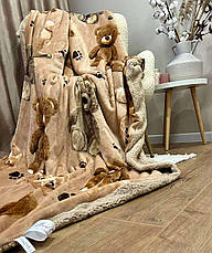 Плед на овчині Півтораспальний, фото 4