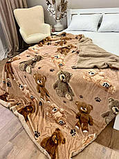 Плед на овчині Півтораспальний, фото 3