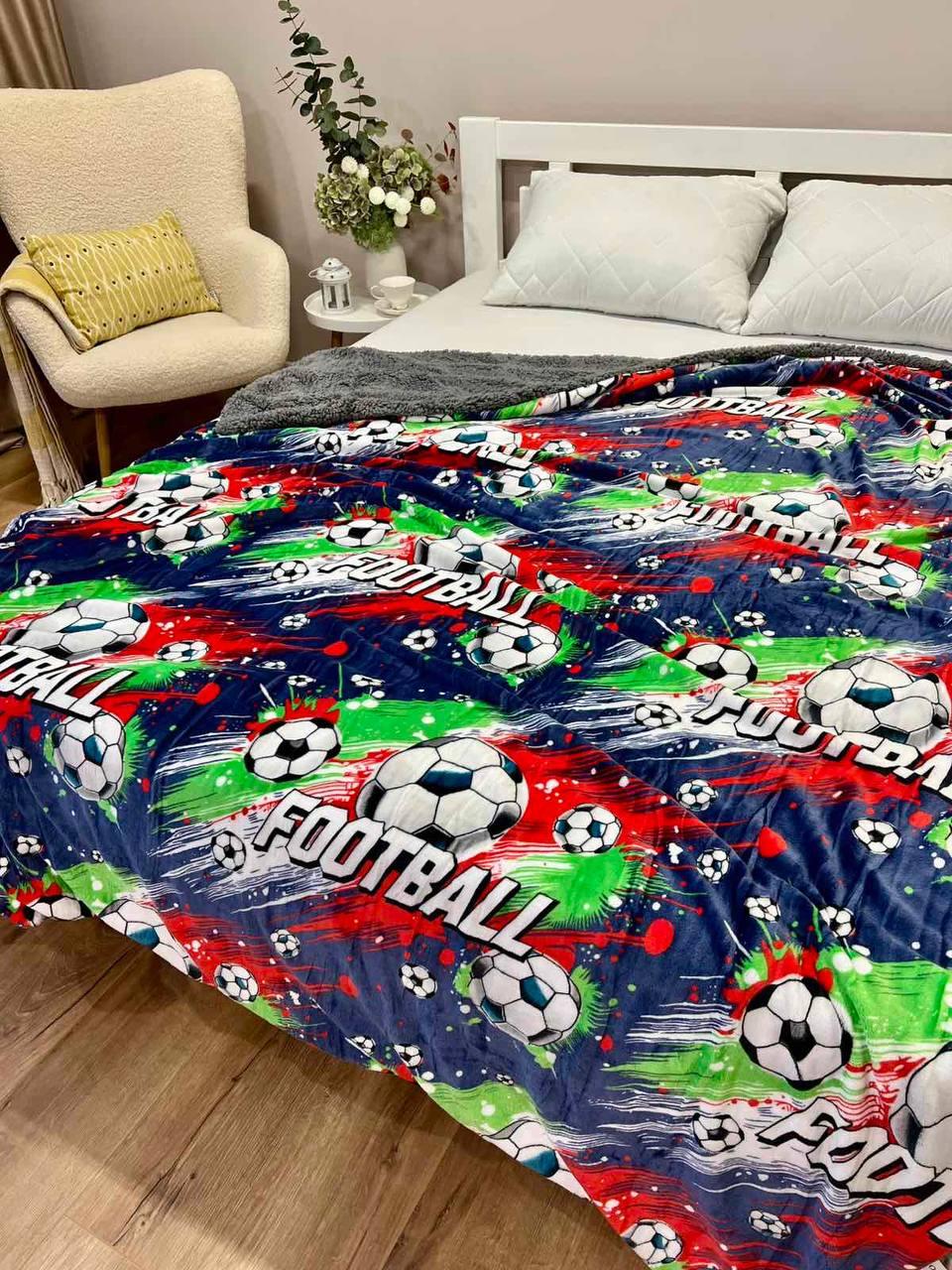 Плед на овчині Півтораспальний