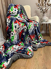 Плед на овчині Півтораспальний, фото 2