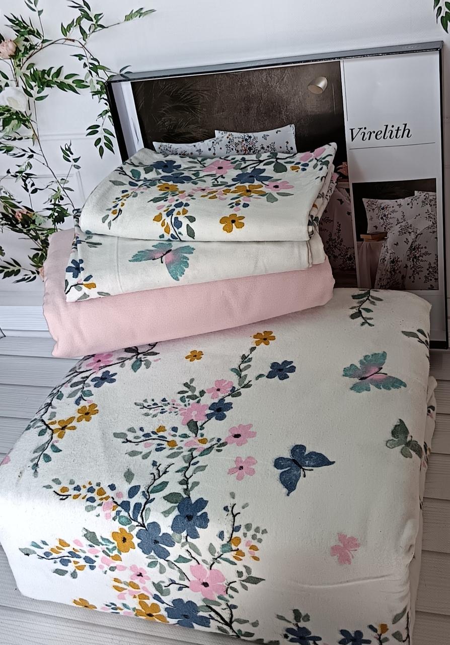 Постільна білизна Belizza Home фланелеве байкове євро розмір Virelith, фото 1