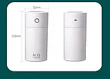Зволожувач повітря з підсвіткою H2O Colorful HUMIDIFIER білий, USB, фото 5