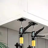 Телескопічний опорний Домкрат для будівельно-монтажних робіт регульований опорний із неіржавкої сталі, фото 2