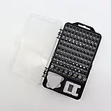 Набір викруток для ремонту мобільних телефонів і планшетів у боксі 115в1, фото 5