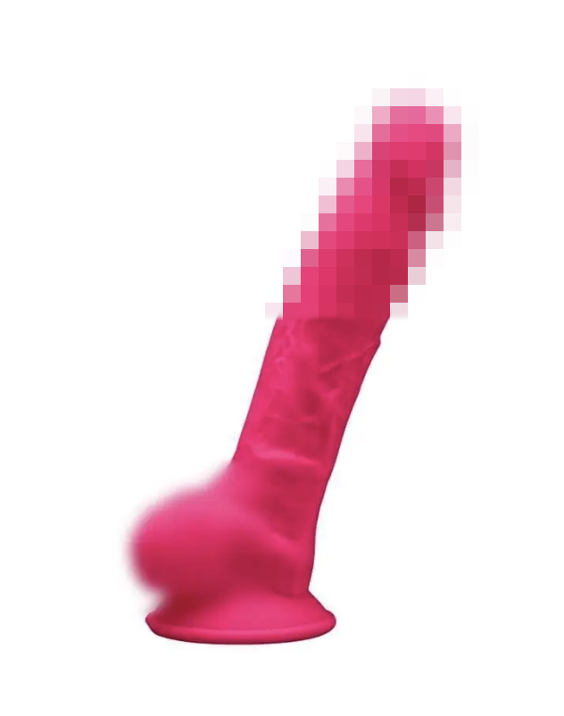 Фаллоїмітатор Silexd Johnny Pink Premium Silicone Dildo MODEL 1 size 7", 18,5х3,8 см., фото 1