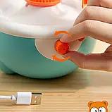 Набір для творчості Перегоновий круг з інструментами, глиною та фарбами TNWX-4710C USB, фото 6