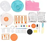 Набір для творчості Перегоновий круг з інструментами, глиною та фарбами TNWX-4710C USB, фото 9