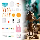 Набір для творчості Перегоновий круг з інструментами, глиною та фарбами TNWX-4710C USB, фото 10