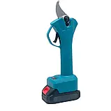 Акумуляторний секатор для обрізання дерев і чагарників садові ножиці з 2 акумуляторами 24 V у кейсі, фото 3