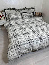 Байковий комплект постільної білизни Півтораспальний розмір, фото 2